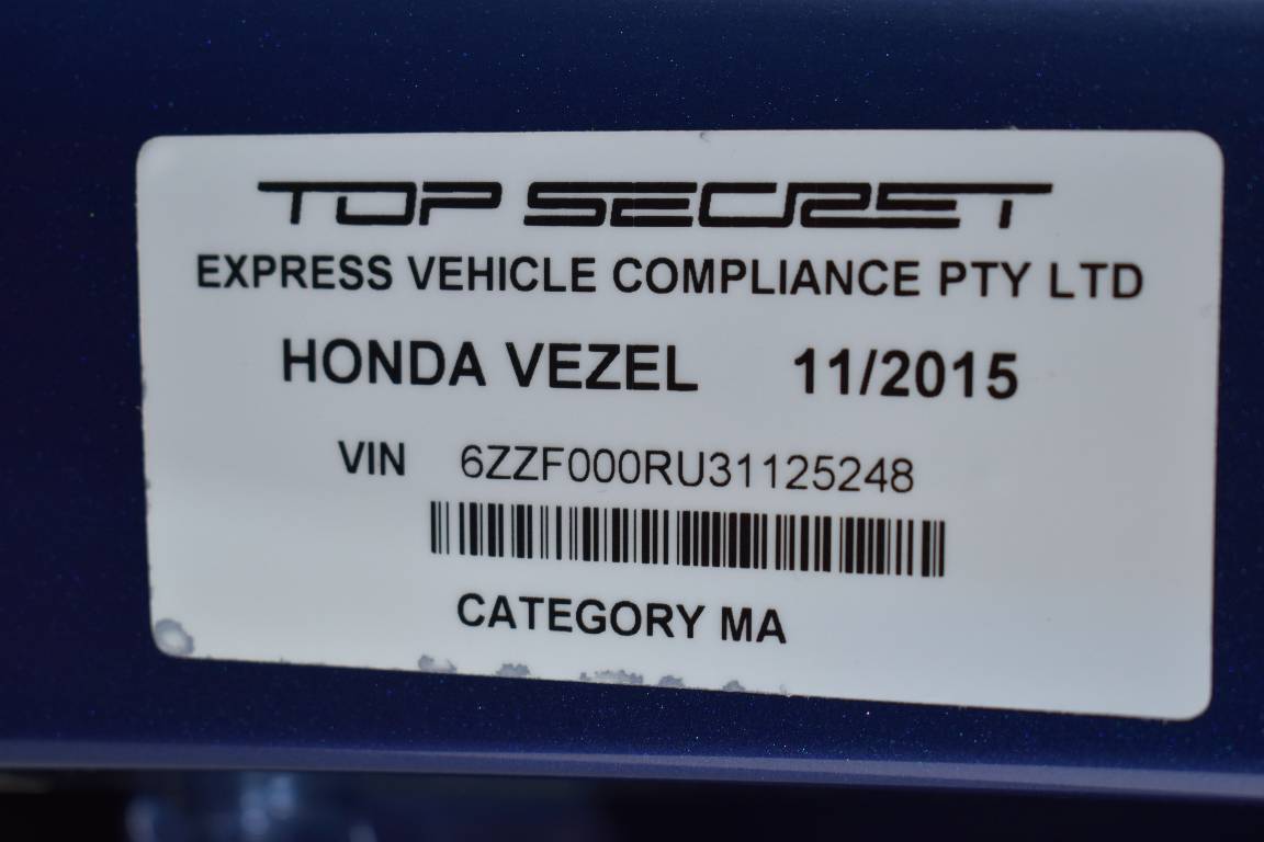 2015 Honda Vezel 1.5L HYBRID 5 SEATER