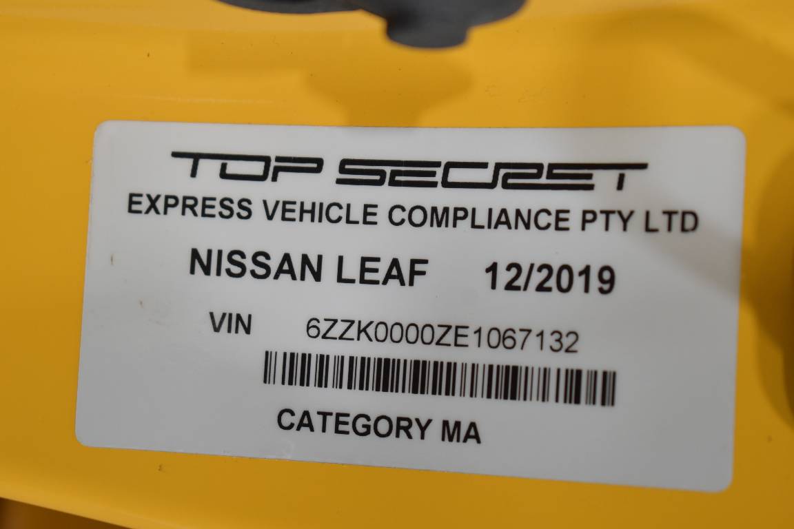 2019 Nissan Leaf 100% ELECTRIC 5 SEATER