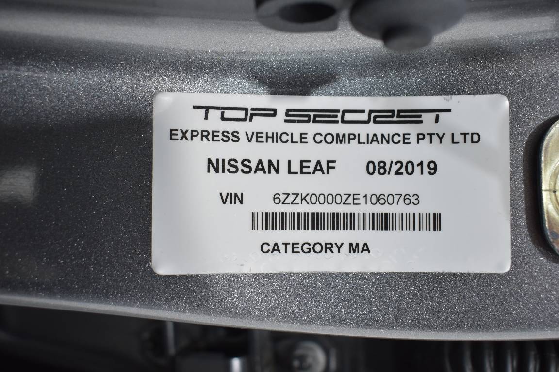 2019 Nissan Leaf 100% ELECTRIC 5 SEATER