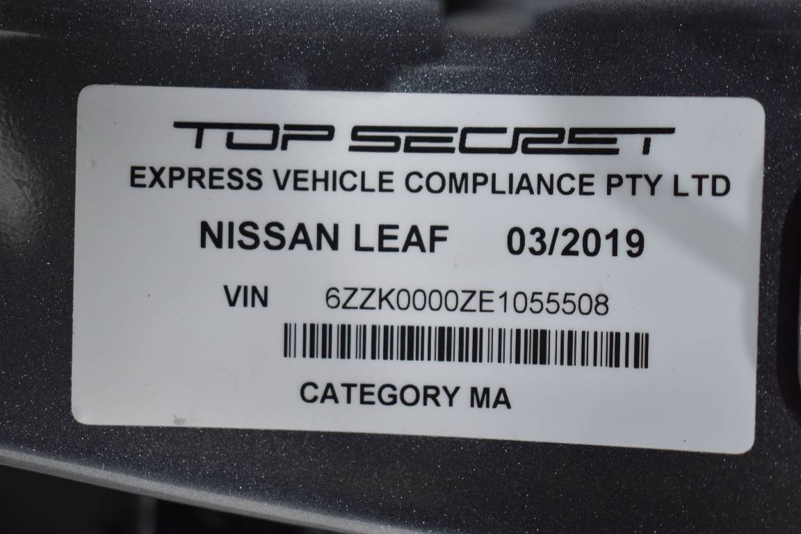 2019 Nissan Leaf 100% ELECTRIC 5 SEATER