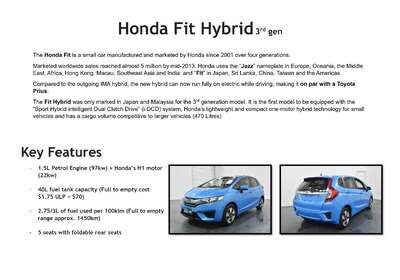 2014 HONDA FIT 1.5L FWD