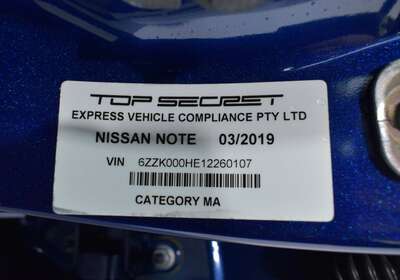 2019 NISSAN NOTE E-POWER AUTECH HYBRID 1.2L 5 SEATER