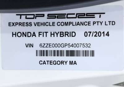 2015 HONDA FIT 1.5L HYBRID 5 SEATER