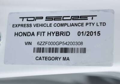 2015 HONDA FIT 1.5L HYBRID 5 SEATER