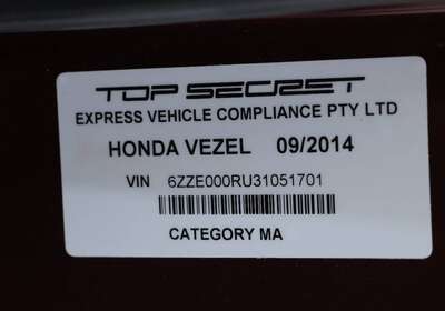 2014 HONDA VEZEL 1.5L HYBRID 5 SEATER