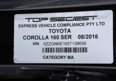 2016 TOYOTA COROLLA AXIO 1.5L HYBRID 5 SEATER