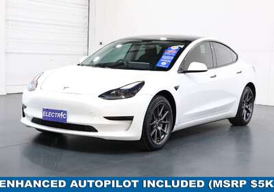 2021 TESLA MODEL 3 STANDARD RANGE PLUS RWD