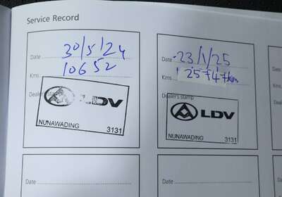 2023 LDV G10+ LIFT DOOR