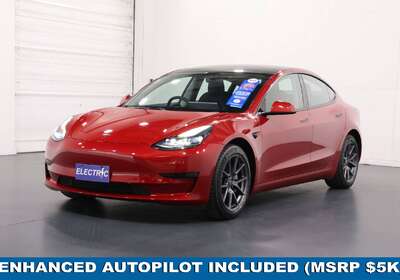 2021 TESLA MODEL 3 STANDARD RANGE PLUS RWD