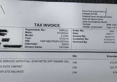 2015 Hyundai iLoad Refrigerated -5C