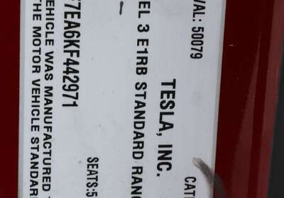 2019 Tesla Model 3 Standard Range Plus