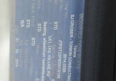 2014 Toyota Hiace Commuter