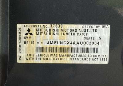 2010 Mitsubishi Lancer Activ